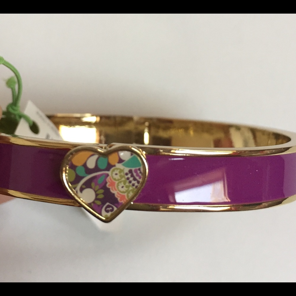 Vera Bradley Enamel Heart Bangle